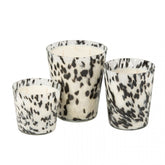 Geurkaars Noa Zwart/Wit Small-50u J-Line - Geurkaars - J-Line - livinglovely.nl