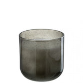 Geurkaars Olive&Frank Incense Was Groen Medium 75u - Geurkaars - J-Line - livinglovely.nl