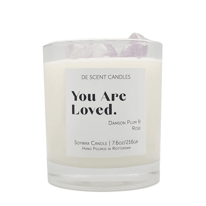Geurkaars You Are Loved. Incl Spotify Playlist - Geurkaars - De Scent - livinglovely.nl