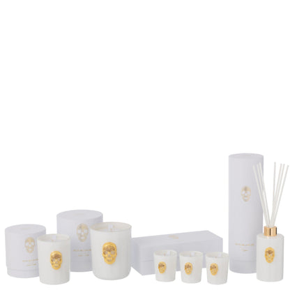 Geurolie Doodskop Nuit Blanche 200ml - Geurstokjes - J-Line - livinglovely.nl