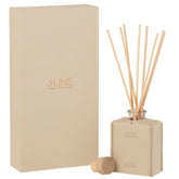 Geurolie Leder Beige 100ml - Geurstokjes - J-Line - livinglovely.nl