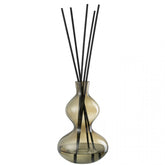 Geurolie Olive&Frank Incense Glas Groen Large 1000ml - Geurstokjes - J-Line - livinglovely.nl