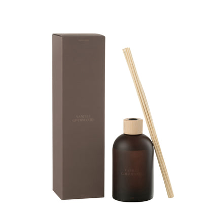 Geurstokjes Accords Essentiels Vanille Gourmande 550ml - Geurstokjes - J-Line - livinglovely.nl