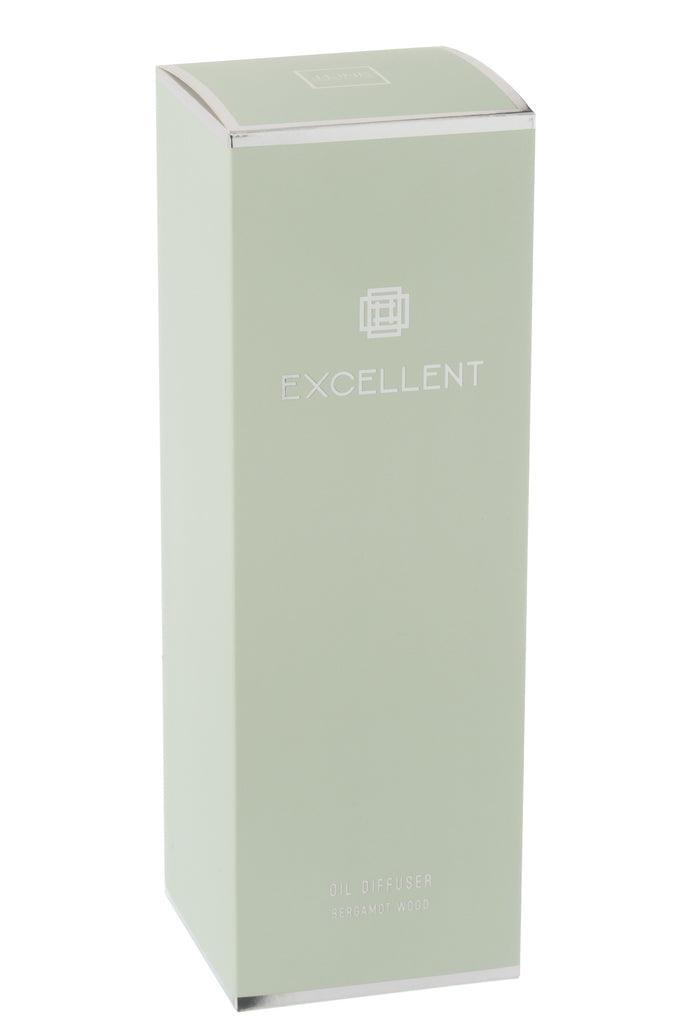 Geurstokjes Excellent Glas Muntgroen - Geurstokjes - J-Line - livinglovely.nl