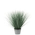 Grassen In Pot Metaal Plastiek Blauw/Groen Large - Kunstplant - J-Line - livinglovely.nl