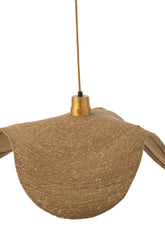 Hangende Lamp Moonj Gras Naturel Medium - Hanglamp - J-Line - livinglovely.nl