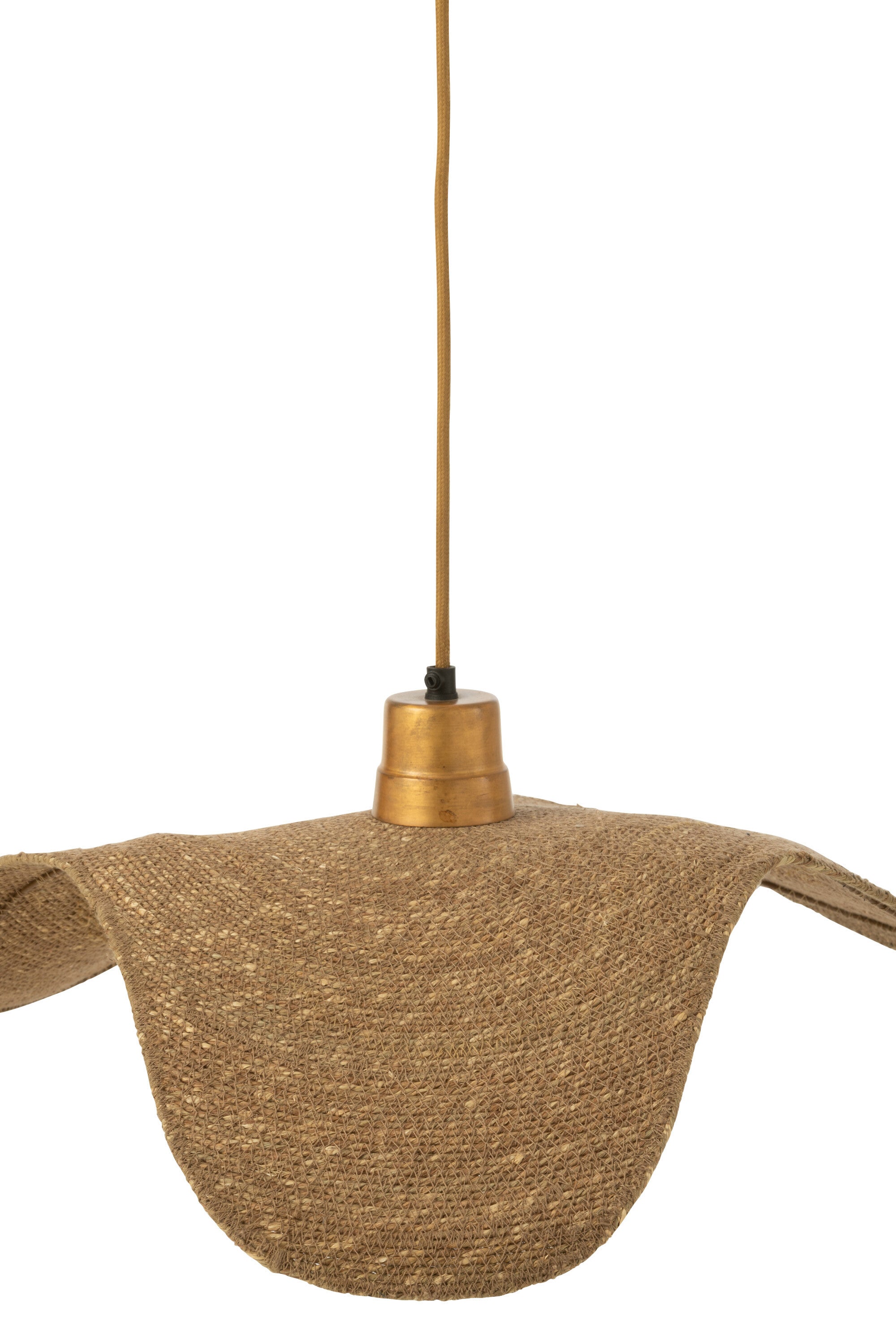 Hangende Lamp Moonj Gras Naturel Small - Hanglamp - J-Line - livinglovely.nl