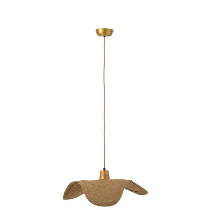 Hangende Lamp Moonj Gras Naturel Small - Hanglamp - J-Line - livinglovely.nl