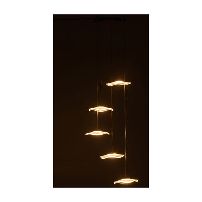 Hanglamp Bloem Acryl Goud Large J-Line