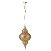 Hanglamp Boor Metaal Goud Large - Hanglamp - J-Line - livinglovely.nl