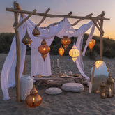 Hanglamp Boor Metaal Goud Small - Hanglamp - J-Line - livinglovely.nl