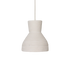 Hanglamp Chalk Sukkur van Raw Materials, ronde hanglamp in naturel met matte kalkachtige structuur