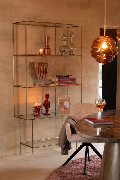 Hanglamp Glas Bruin - Hanglamp - J-Line - livinglovely.nl