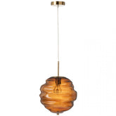 Hanglamp Glas Bruin - Hanglamp - J-Line - livinglovely.nl