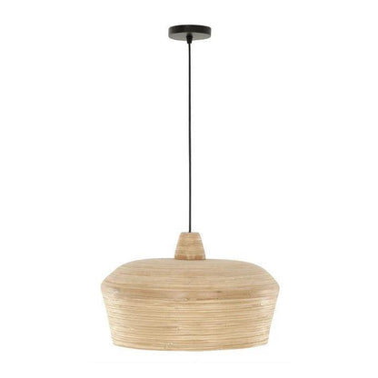 Hanglamp Kuala Lumpur Small van MUST Living, ronde gevlochten bamboe kap in naturel