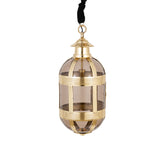 Hanglamp Mikk S - 31x31x71 cm - Glas - Messing PTMD - Hanglamp - PTMD - livinglovely.nl