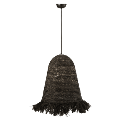 Hanglamp Ozie Bananen Vezels Zwart - Hanglamp - J-Line - livinglovely.nl