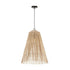 Hanglamp Sanur van MUST Living, langgerekte gevlochten kap van kokosnootblad in naturel