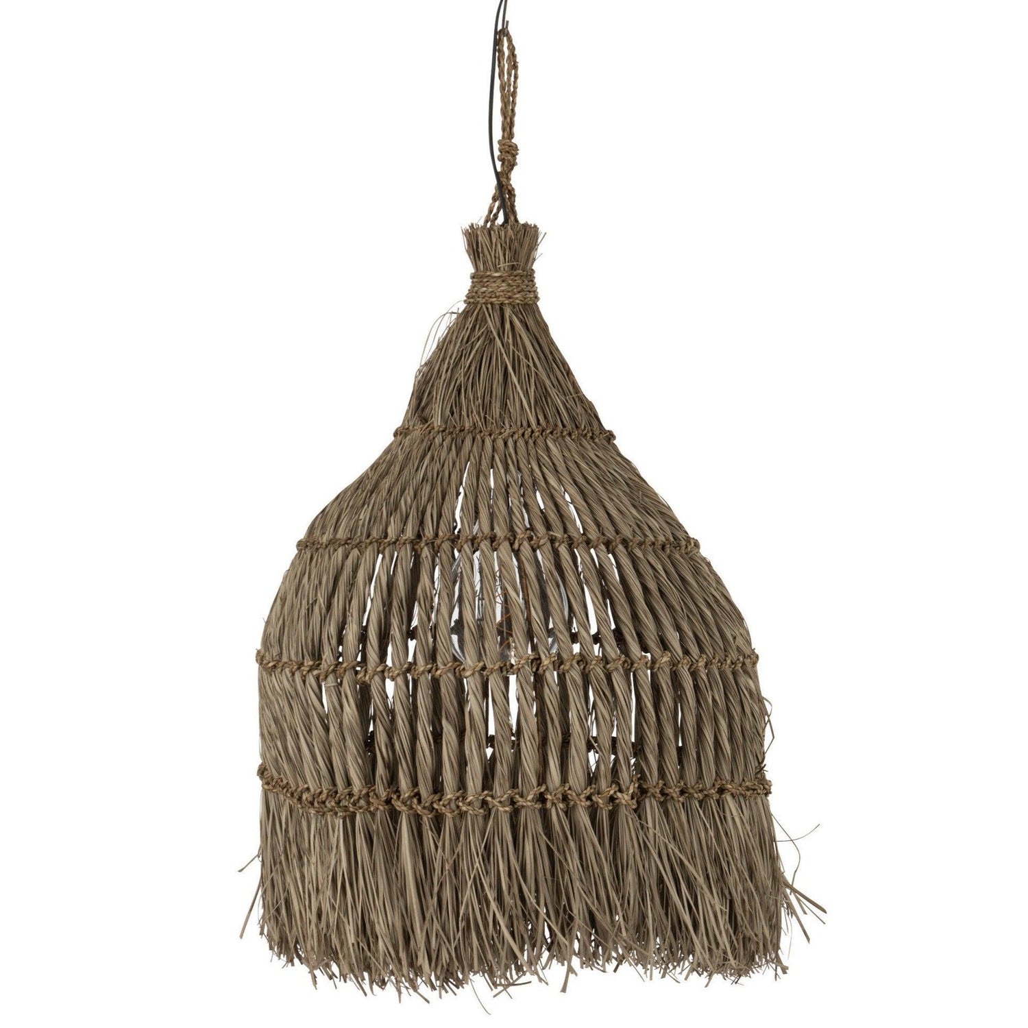Hanglamp Twist Gras Naturel Large - Hanglamp - J-Line - livinglovely.nl