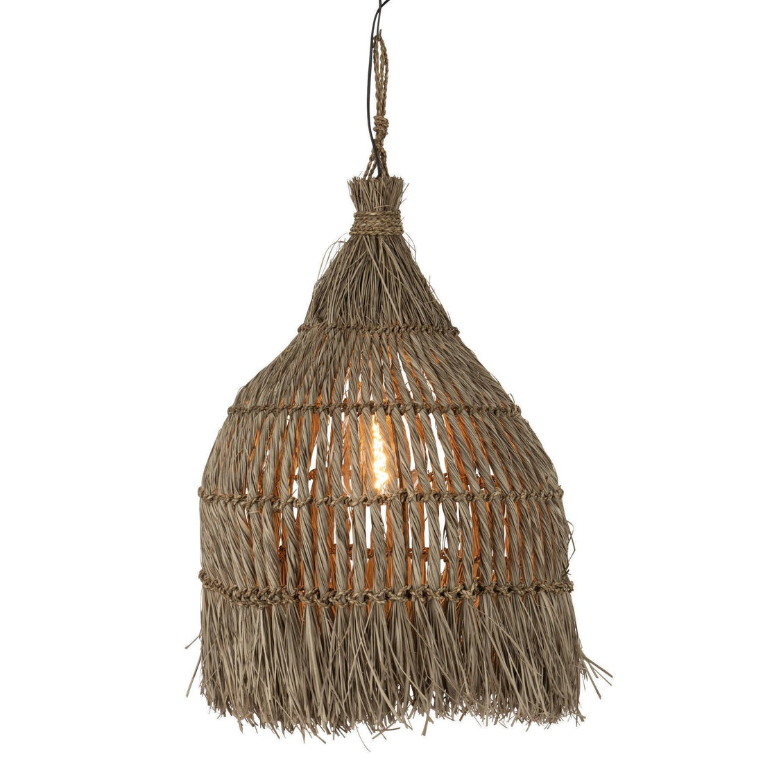 Hanglamp Twist Gras Naturel Large - Hanglamp - J-Line - livinglovely.nl