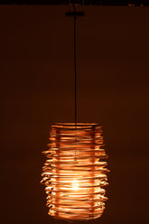 Hanglamp Wea Rotan Naturel J-Line - Hanglamp - J-Line - livinglovely.nl