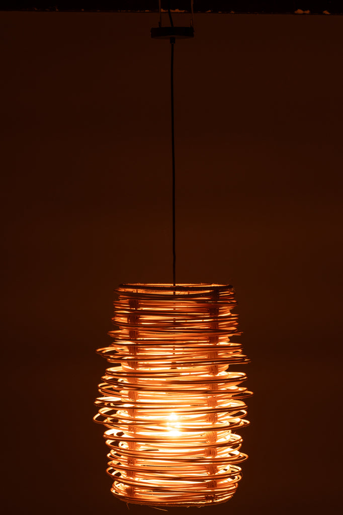 Hanglamp Wea Rotan Naturel J-Line - Hanglamp - J-Line - livinglovely.nl
