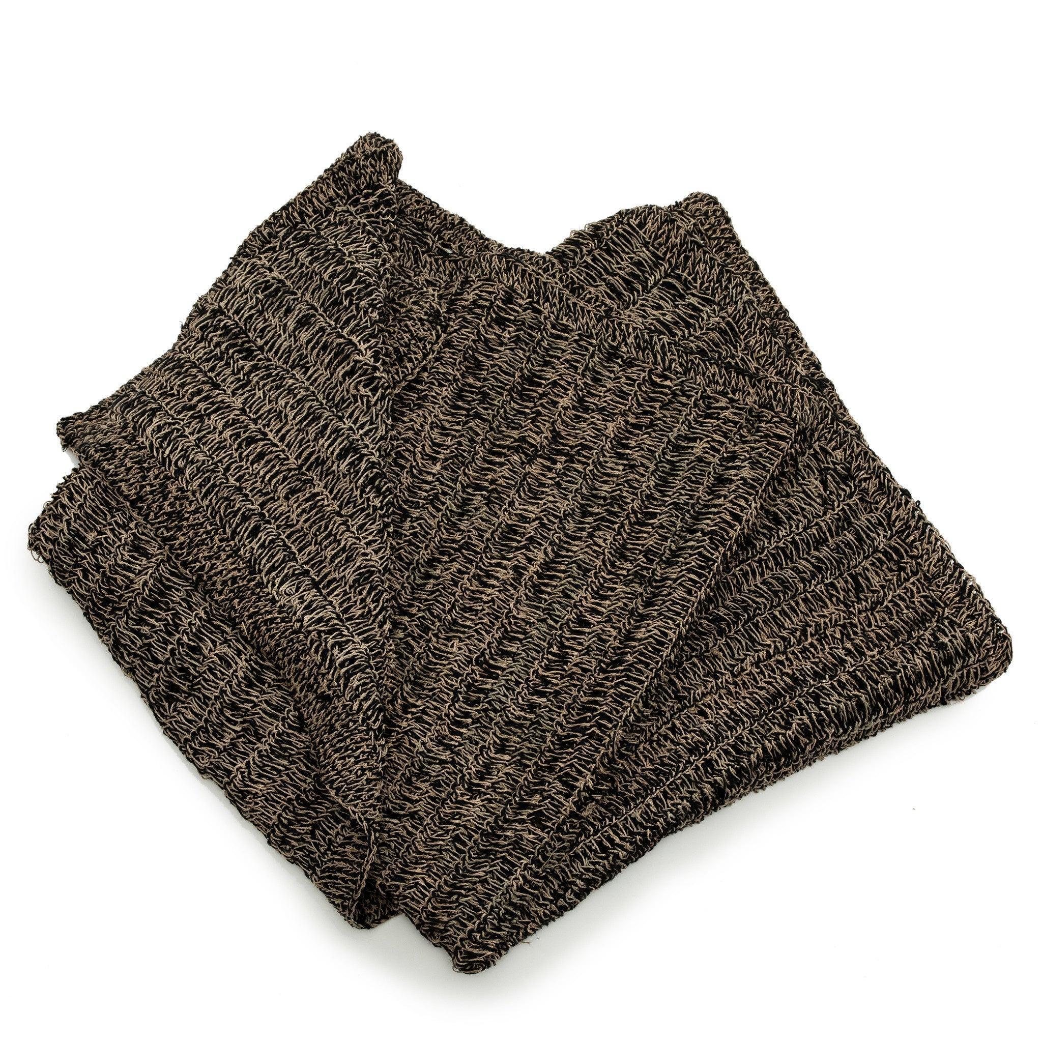 Het Seagrass Tapijt - Naturel Zwart - 180x240 - Vloerkleed - Bazar Bizar - livinglovely.nl