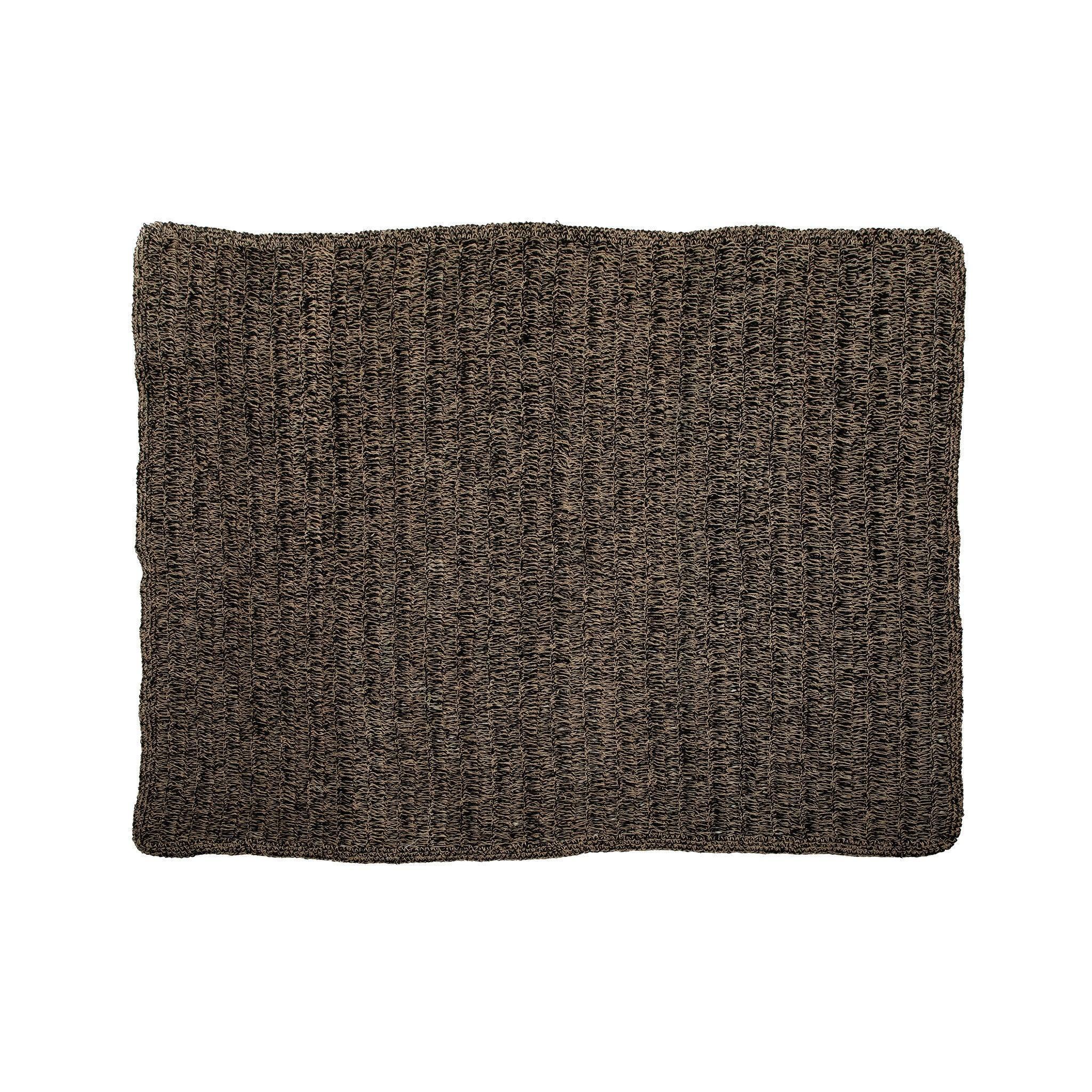 Het Seagrass Tapijt - Naturel Zwart - 180x240 - Vloerkleed - Bazar Bizar - livinglovely.nl