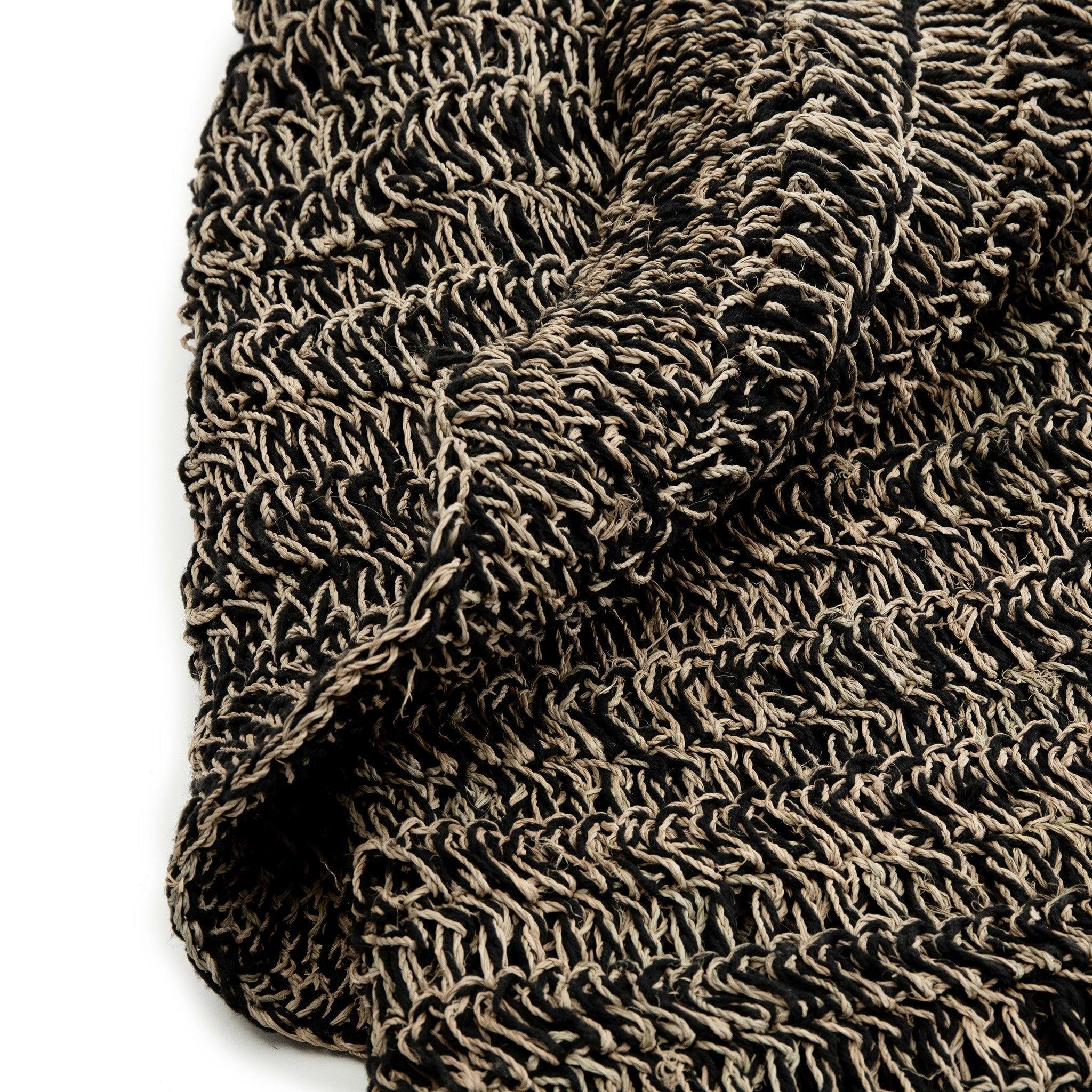 Het Seagrass Tapijt - Naturel Zwart - 180x240 - Vloerkleed - Bazar Bizar - livinglovely.nl