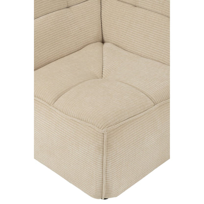 Hoekstuk Modulaire Sofa Beige J-Line