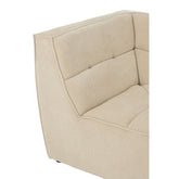Hoekstuk Modulaire Sofa Beige J-Line