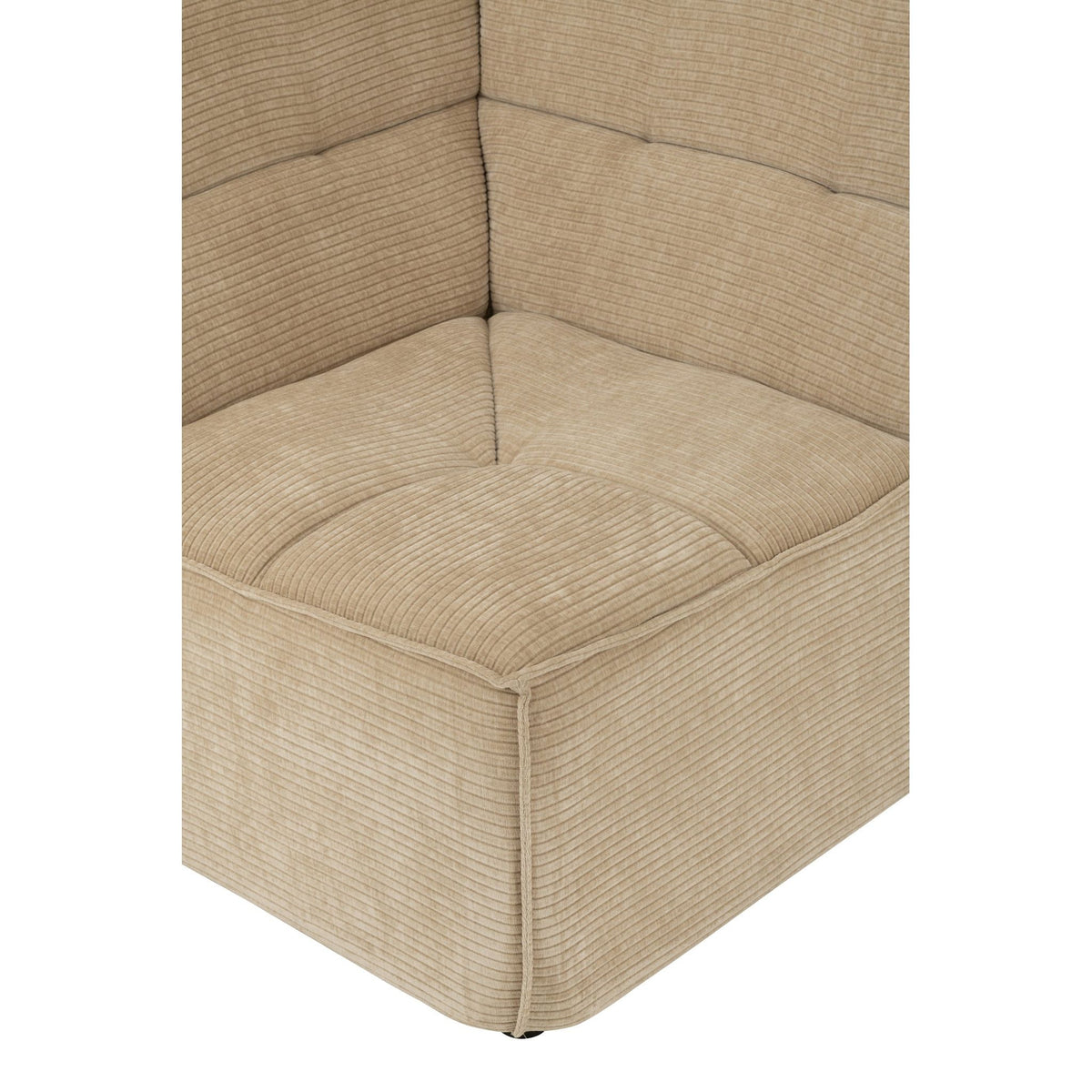 Hoekstuk Modulaire Sofa Donker Beige J-Line