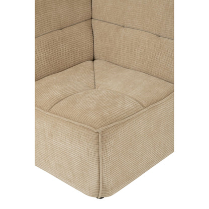 Hoekstuk Modulaire Sofa Donker Beige J-Line