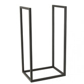 Houder Brandhout Rony Metaal Zwart - Decoratie - J-Line - livinglovely.nl