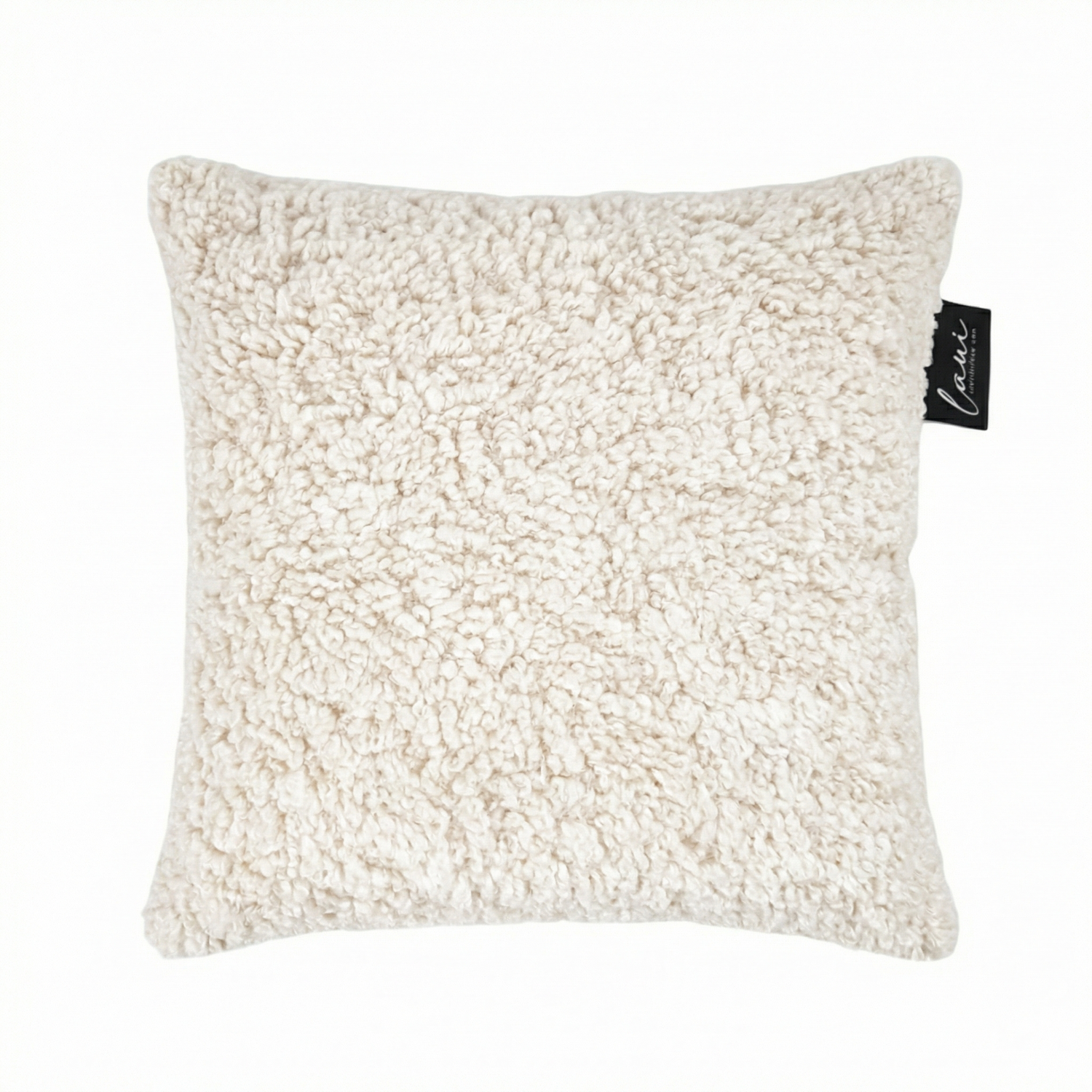 Laui Lounge Indoor Kussen Doodle White Cream 50x50 cm met handgetekende print