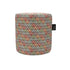 Laui Lounge Indoor Pouf Candice Ø42x48 cm in een kleurrijk gemeleerd dessin