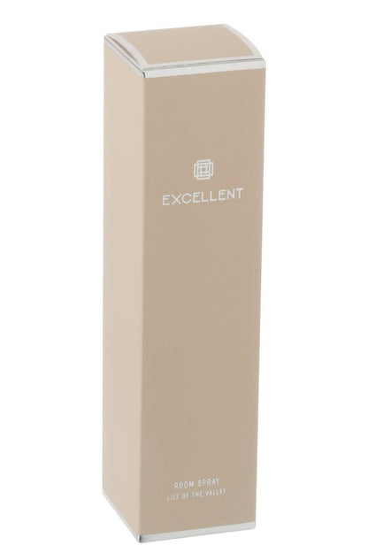 Interieurspray Excellent Glas Beige 50ML - Geurstokjes - J-Line - livinglovely.nl