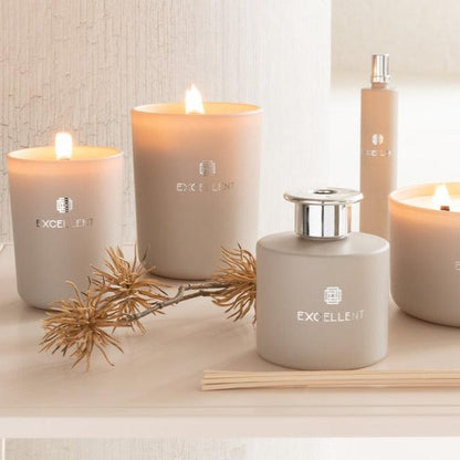 Interieurspray Excellent Glas Beige 50ML - Geurstokjes - J-Line - livinglovely.nl