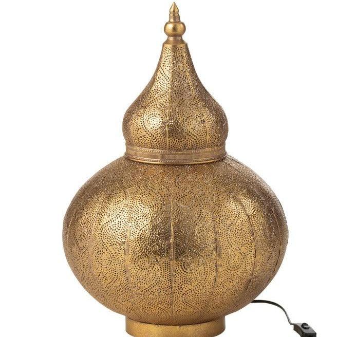J-Line lamp Aladin metal gold small