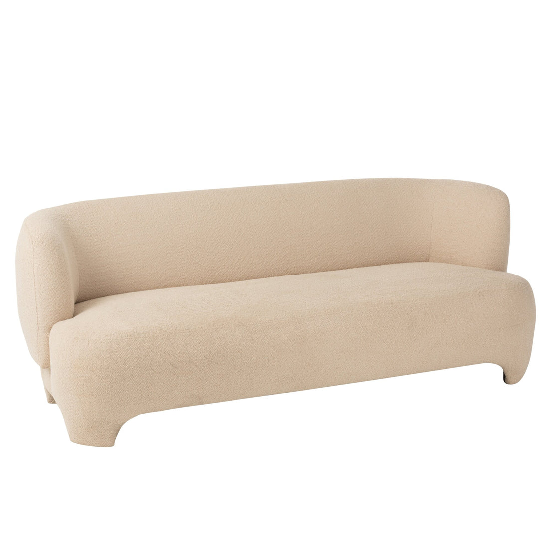 J-Line Weißes 2/3-Sitzer-Sofa J-Line