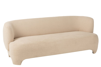 J-Line Witte 2/3-zits Sofa J-Line - Bankstel - J-Line - livinglovely.nl