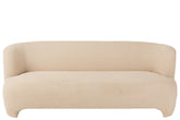 J-Line Witte 2/3-zits Sofa J-Line - Bankstel - J-Line - livinglovely.nl