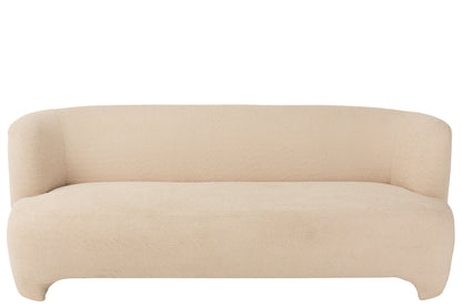 J-Line Witte 2/3-zits Sofa J-Line - Bankstel - J-Line - livinglovely.nl