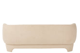 J-Line Witte 2/3-zits Sofa J-Line - Bankstel - J-Line - livinglovely.nl