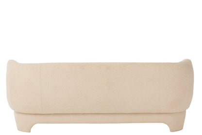 J-Line Witte 2/3-zits Sofa J-Line - Bankstel - J-Line - livinglovely.nl