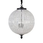 Jaris Crystal Hanging Ball Chandelier Lamp L 	65x65x85cm PTMD - Hanglamp - PTMD - livinglovely.nl