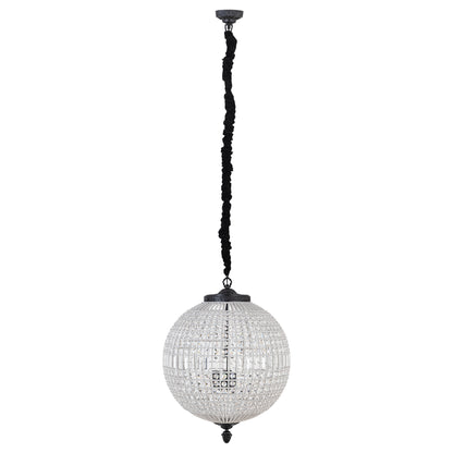 Jaris Crystal Hanging Ball Chandelier Lamp L 	65x65x85cm PTMD - Hanglamp - PTMD - livinglovely.nl
