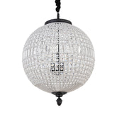 Jaris Crystal Hanging Ball Chandelier Lamp L 	65x65x85cm PTMD - Hanglamp - PTMD - livinglovely.nl