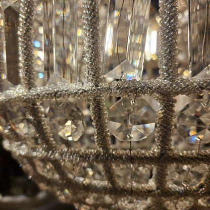 Jaris Crystal Hanging Ball Chandelier Lamp L 	65x65x85cm PTMD - Hanglamp - PTMD - livinglovely.nl