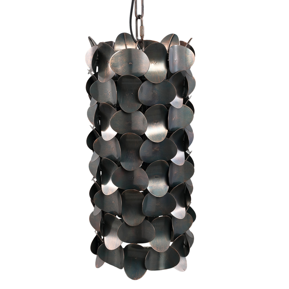 Jaye Black Iron Hanging Lamp Circle Pattern Small PTMD - Hanglamp - PTMD - livinglovely.nl